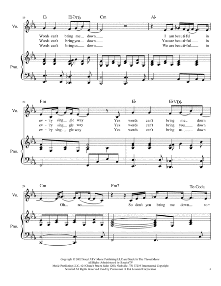 Beautiful - Christina Aguilera (Piano, Vocal and Guitar)