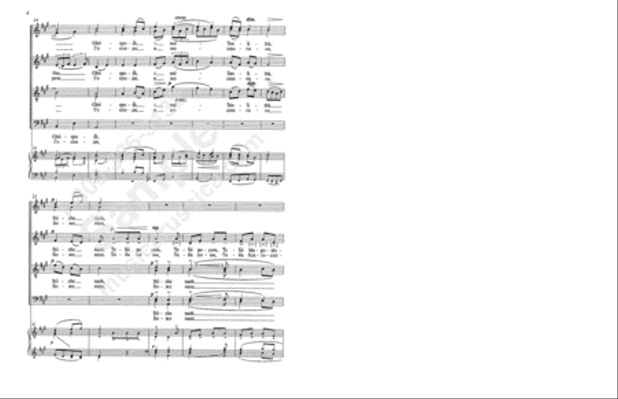 A mercy of peace 4-Part scores gallery preview page 3