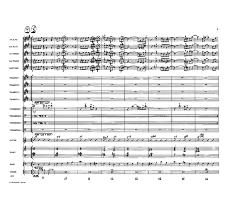 Sax-O-Rama Jazz Ensemble scores gallery preview page 3