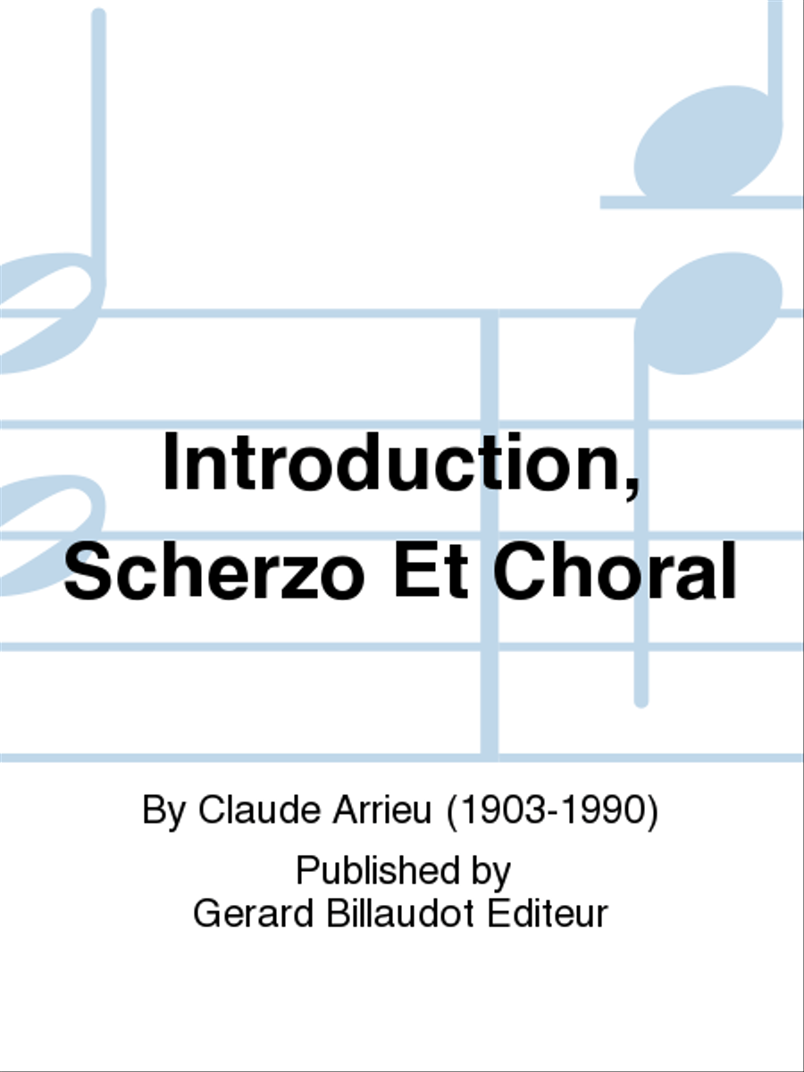 Introduction, Scherzo Et Choral Choir scores gallery preview page 1