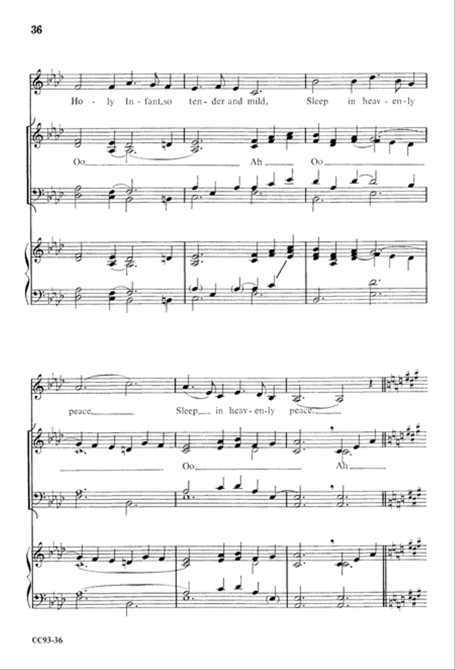 Jesus Is Born Jesus Is Born 4-Part scores gallery preview page 38