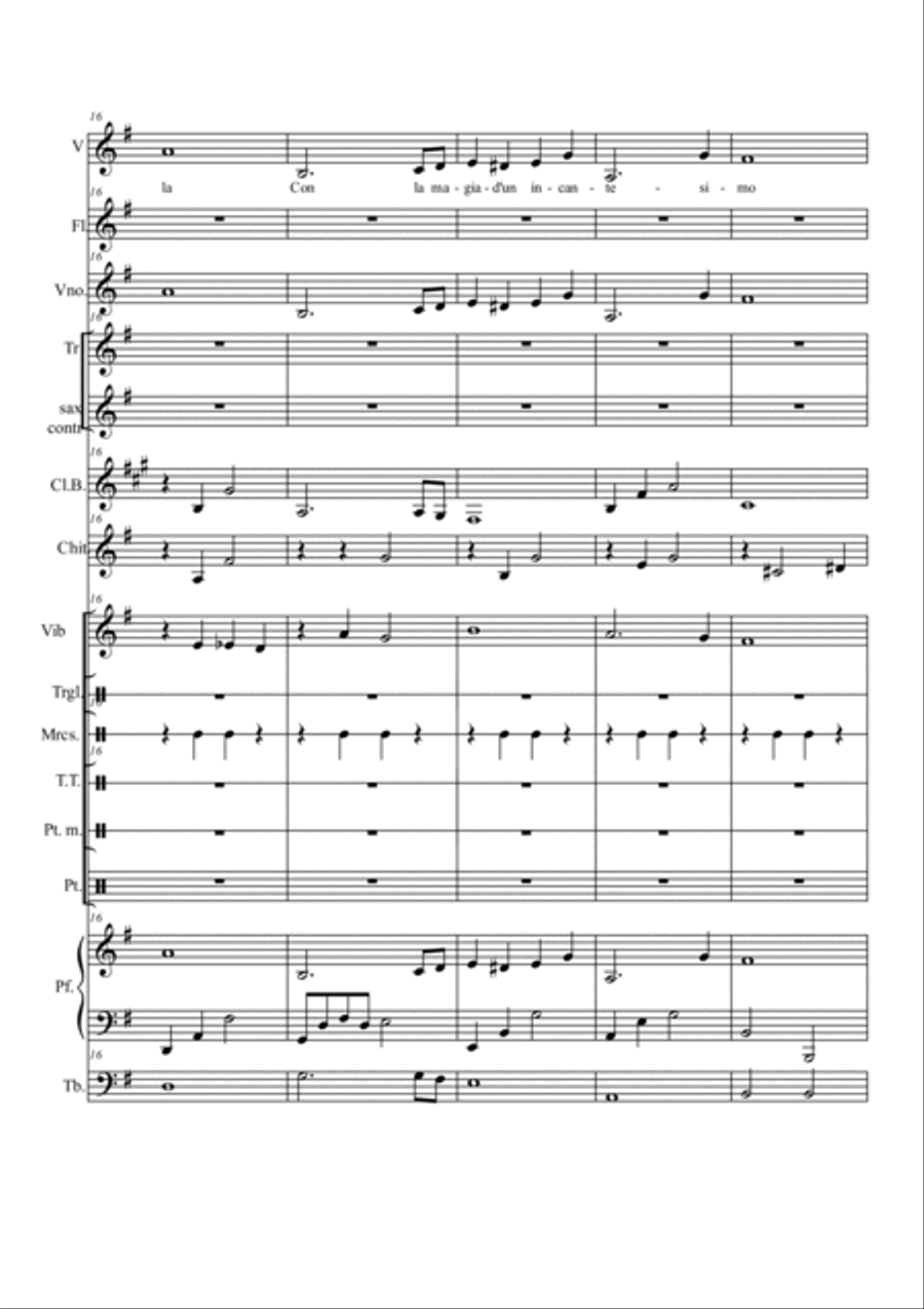 More (ti Guarderò Nel Cuore) - Score Only Score scores gallery preview page 4