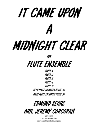 It Came Upon A Midnight Clear for Flute Ensemble