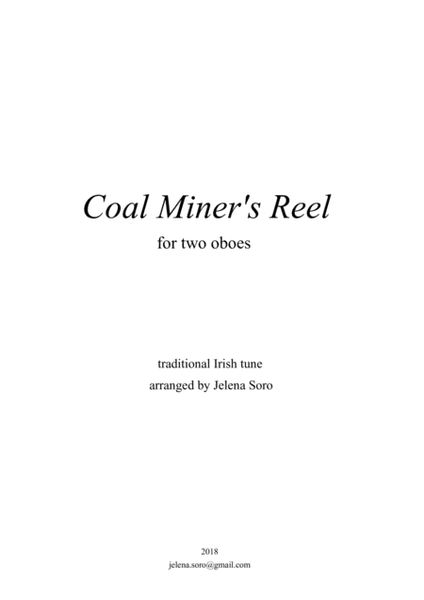 Coal Miner's Reel for 2 oboes (or 2 instruments) image number null
