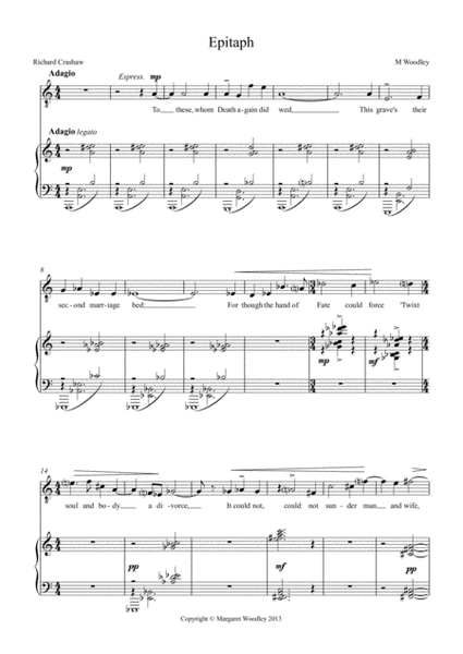 Epitaph - for tenor solo and piano image number null