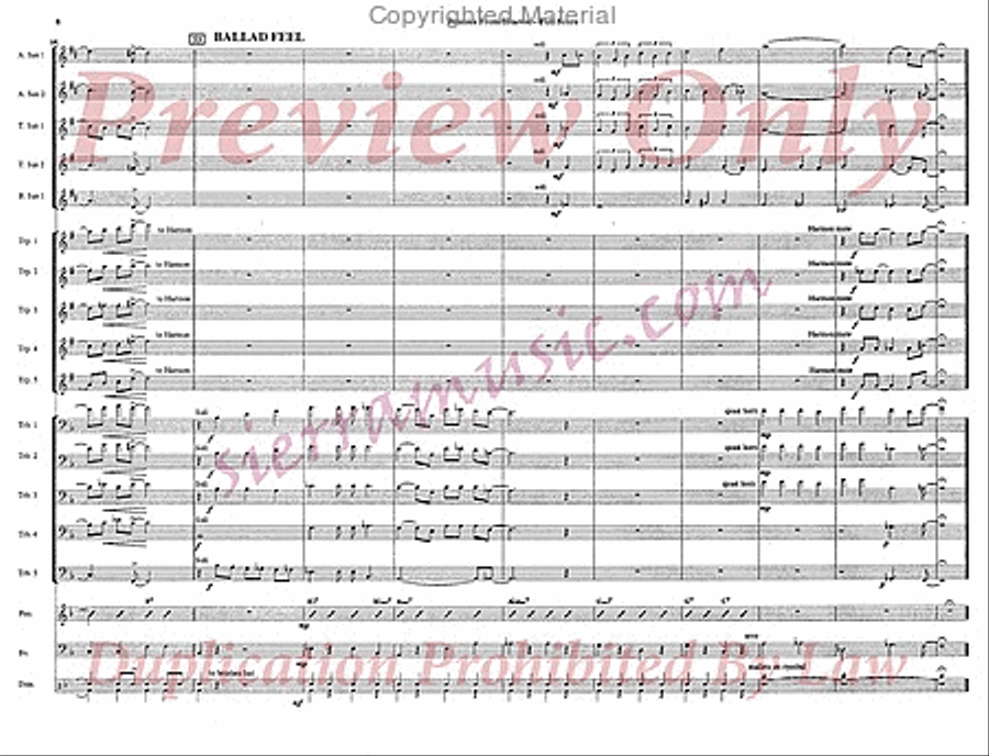 Pennies From Heaven Jazz Ensemble scores gallery preview page 9