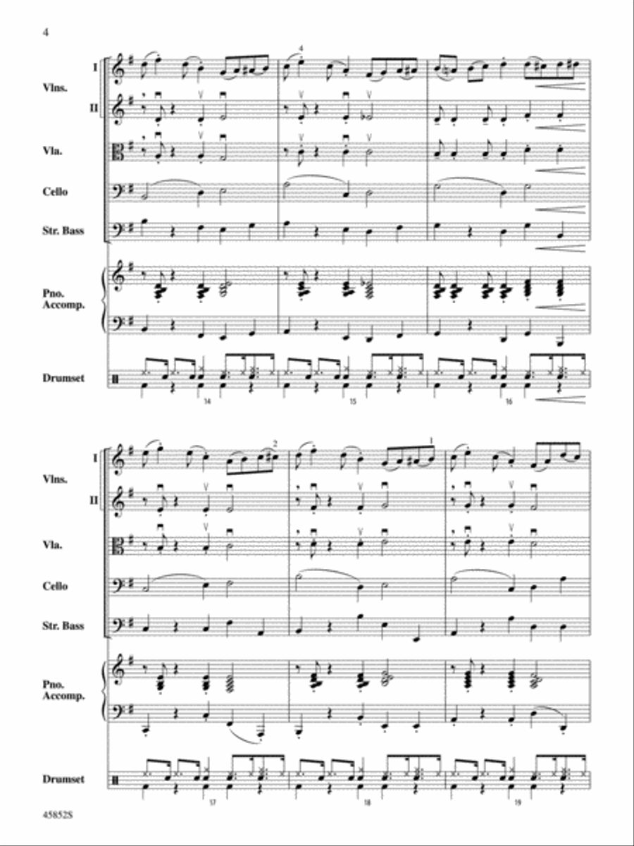 Take Five: Score Take Five: Score String Orchestra scores gallery preview page 4