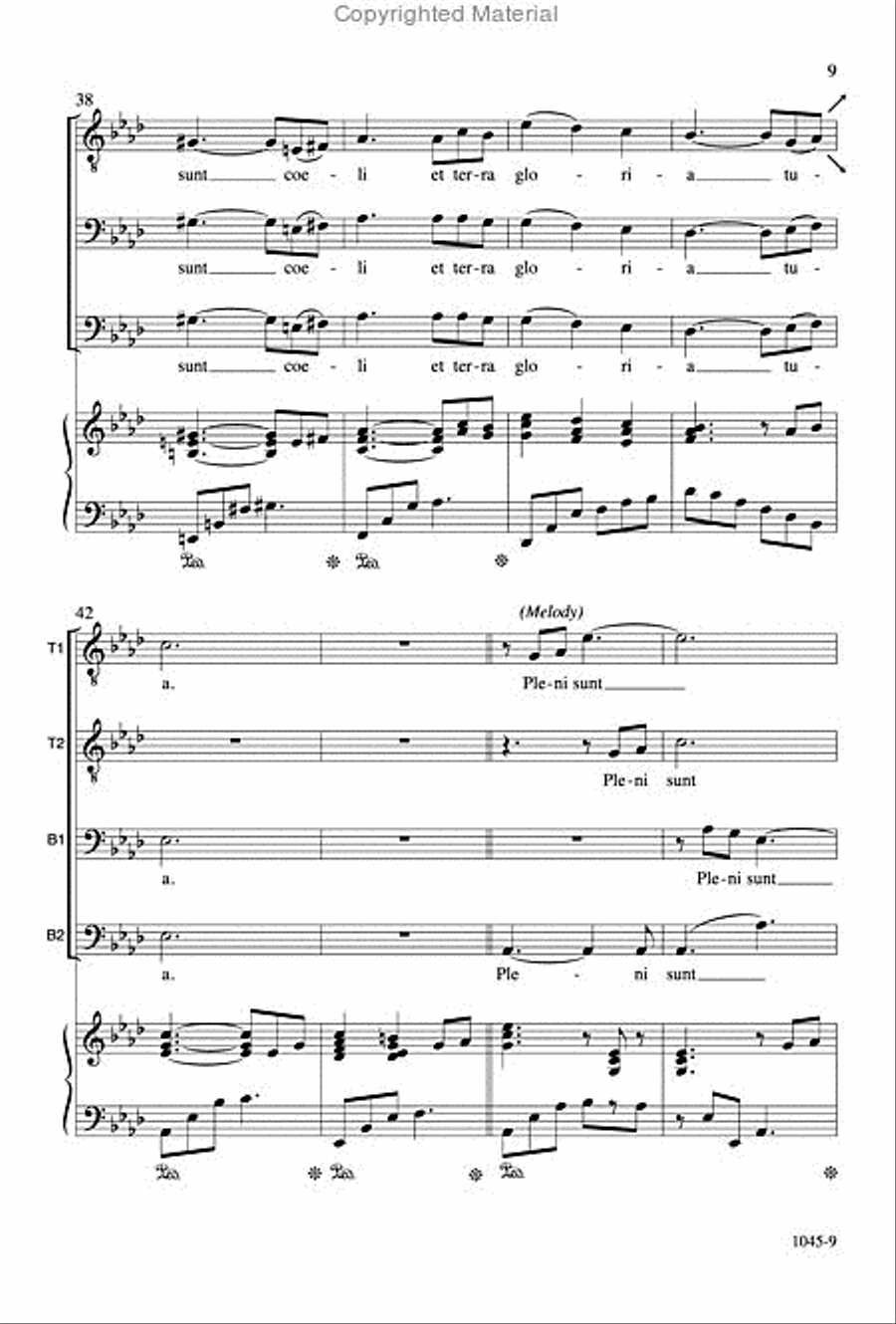 Sanctus - TTBB Octavo TTBB scores gallery preview page 8