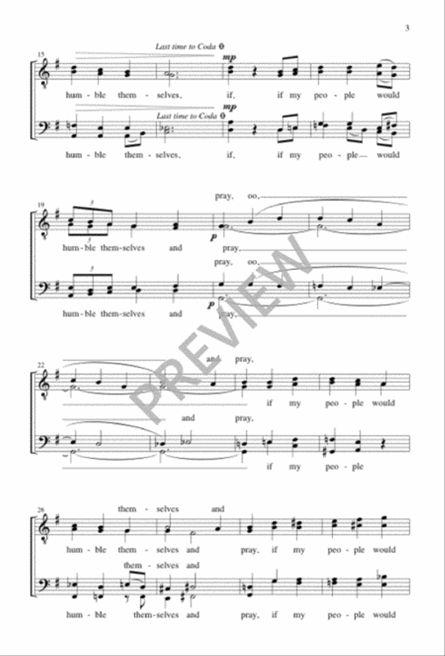 If My People - TTBB edition TTBB scores gallery preview page 3