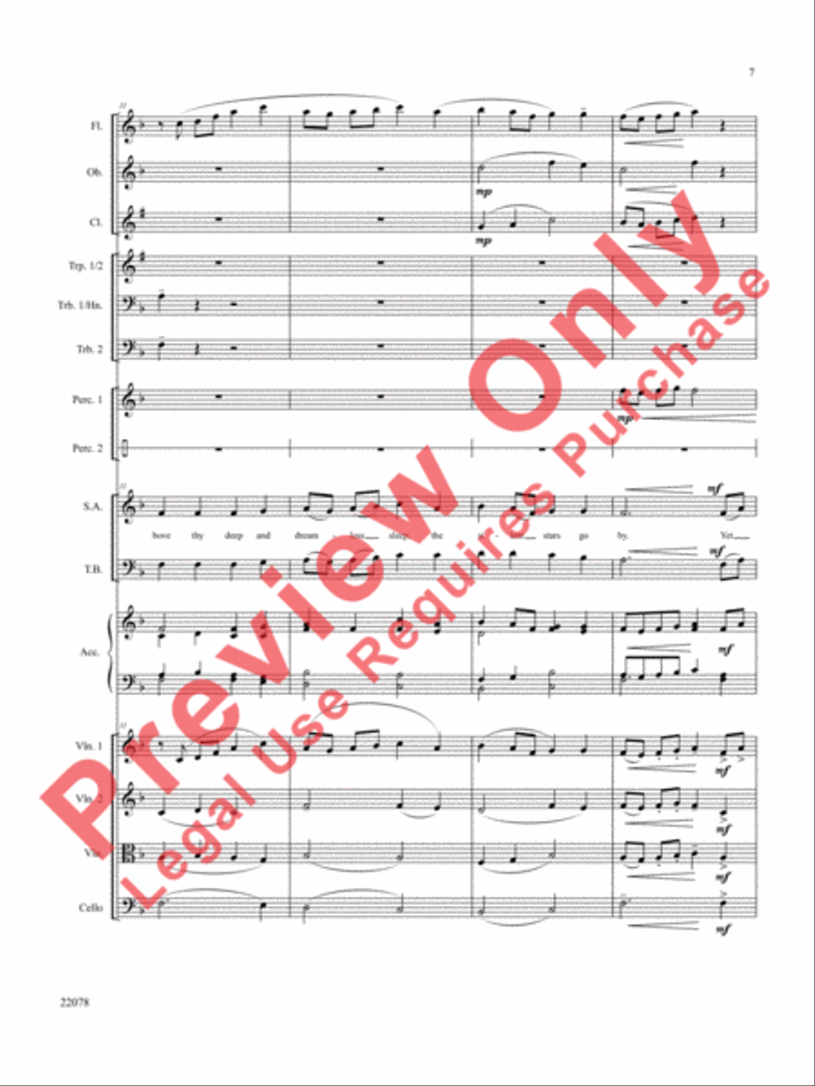 A Christmas Carol (Instrumental Parts) Choir scores gallery preview page 8