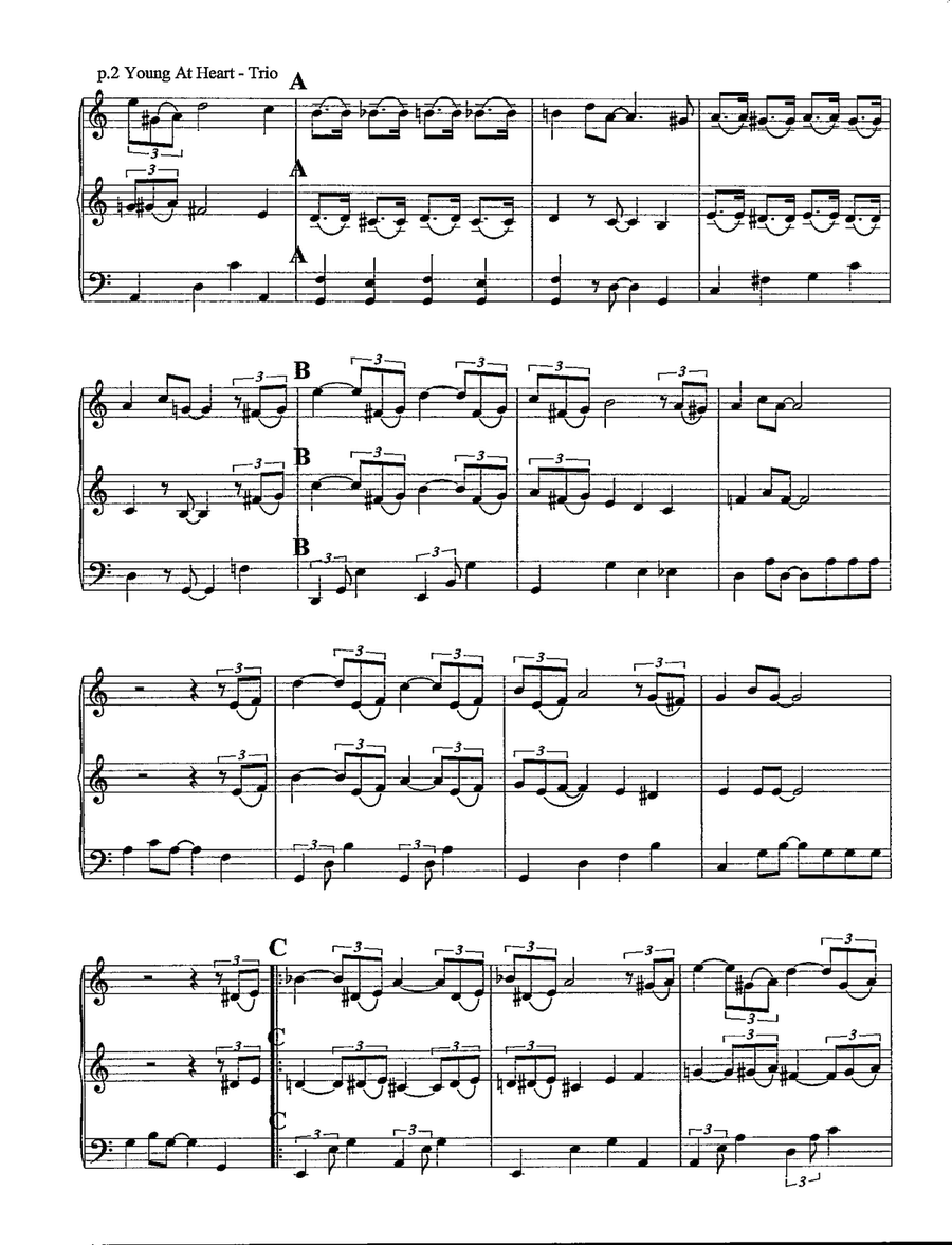 Young At Heart Young At Heart String Trio scores gallery preview page 3