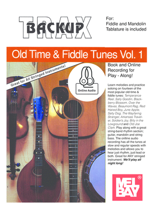 Book cover for Backup Trax/Old Time & Fiddle Tunes for Fiddle & Mandolin