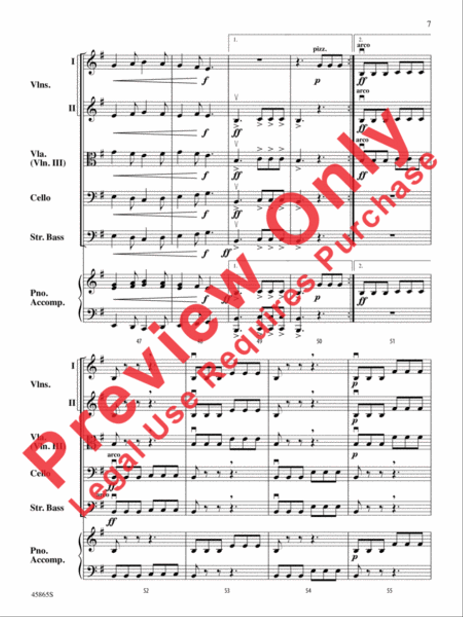 Pieces of Eight Pieces of Eight String Orchestra scores gallery preview page 7