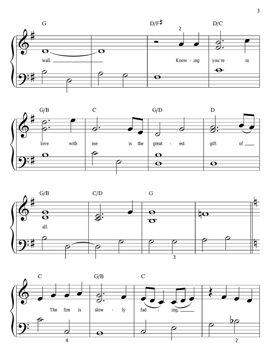 The Greatest Gift Of All Easy Piano scores gallery preview page 3