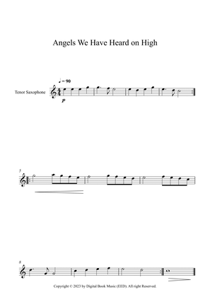 Book cover for Angels We Have Heard on High (Tenor Sax)