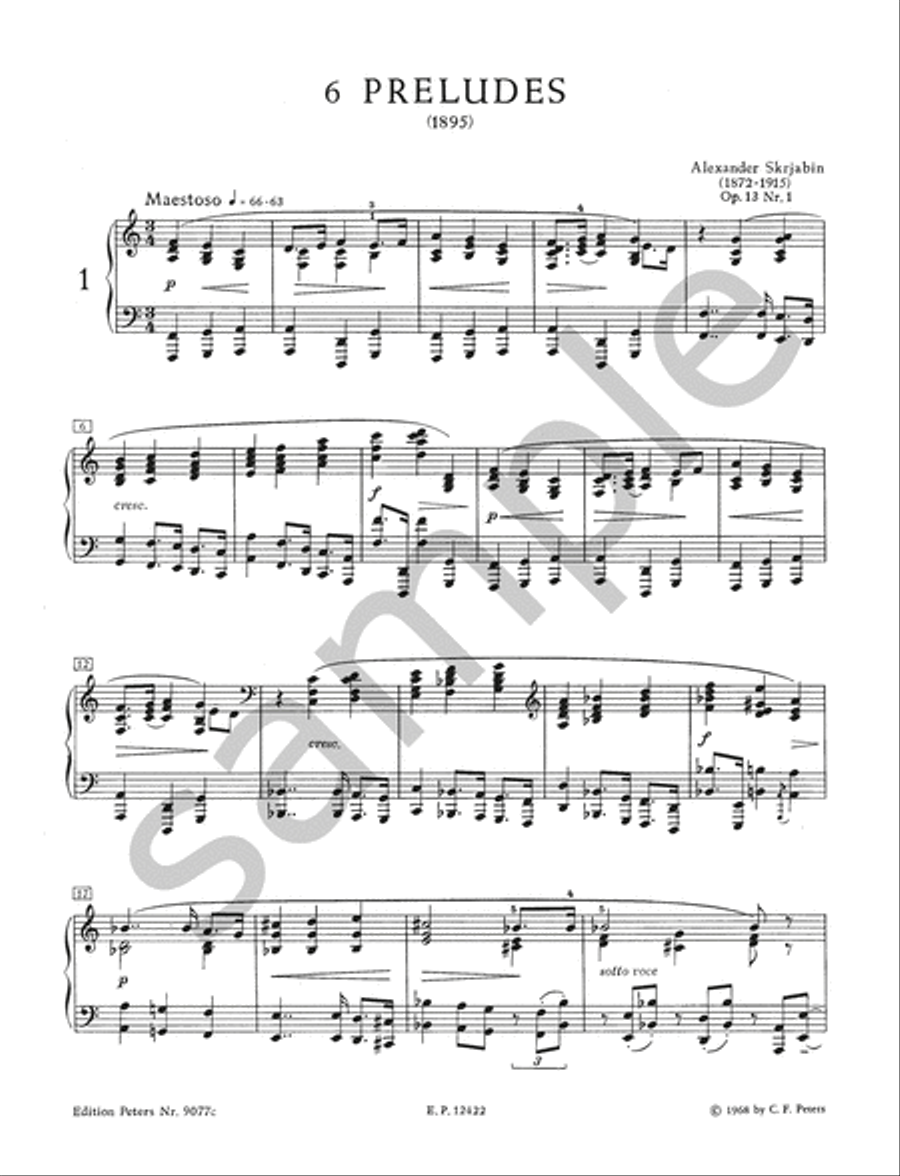 Selected Piano Works -- Préludes, Poèm