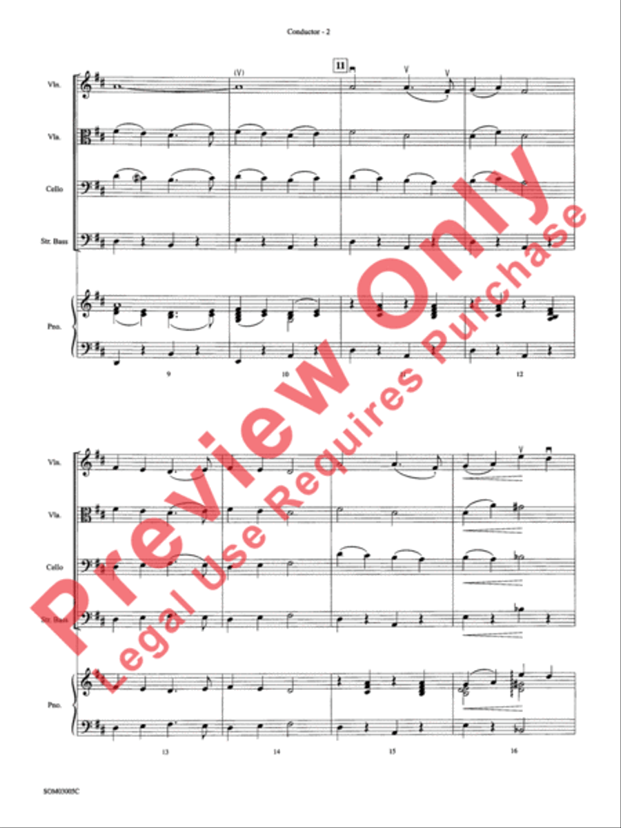Ding Dong! The Witch Is Dead (from The Wizard of Oz) String Orchestra scores gallery preview page 5