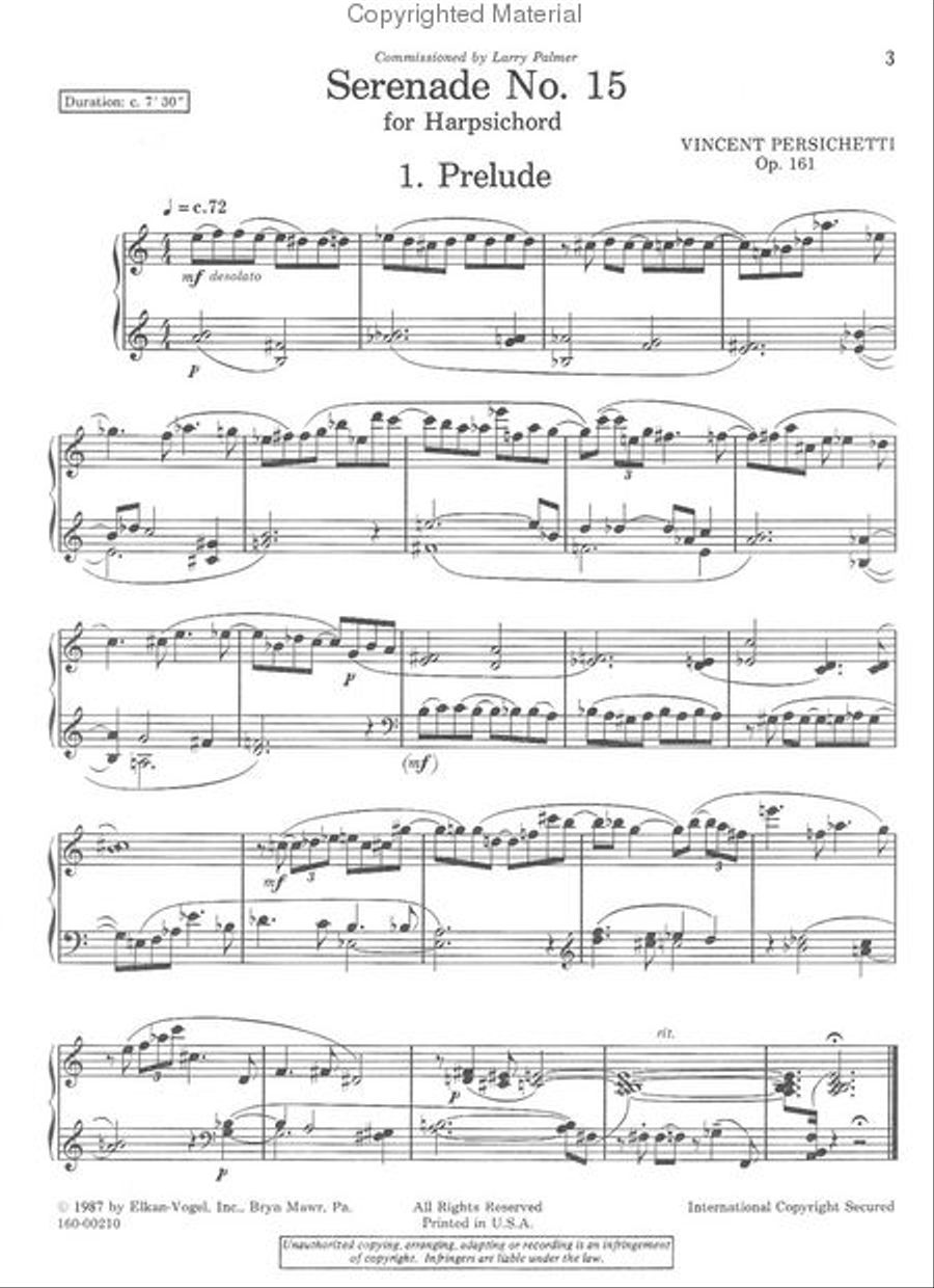 Serenade No. 15 Chamber Music scores gallery preview page 2