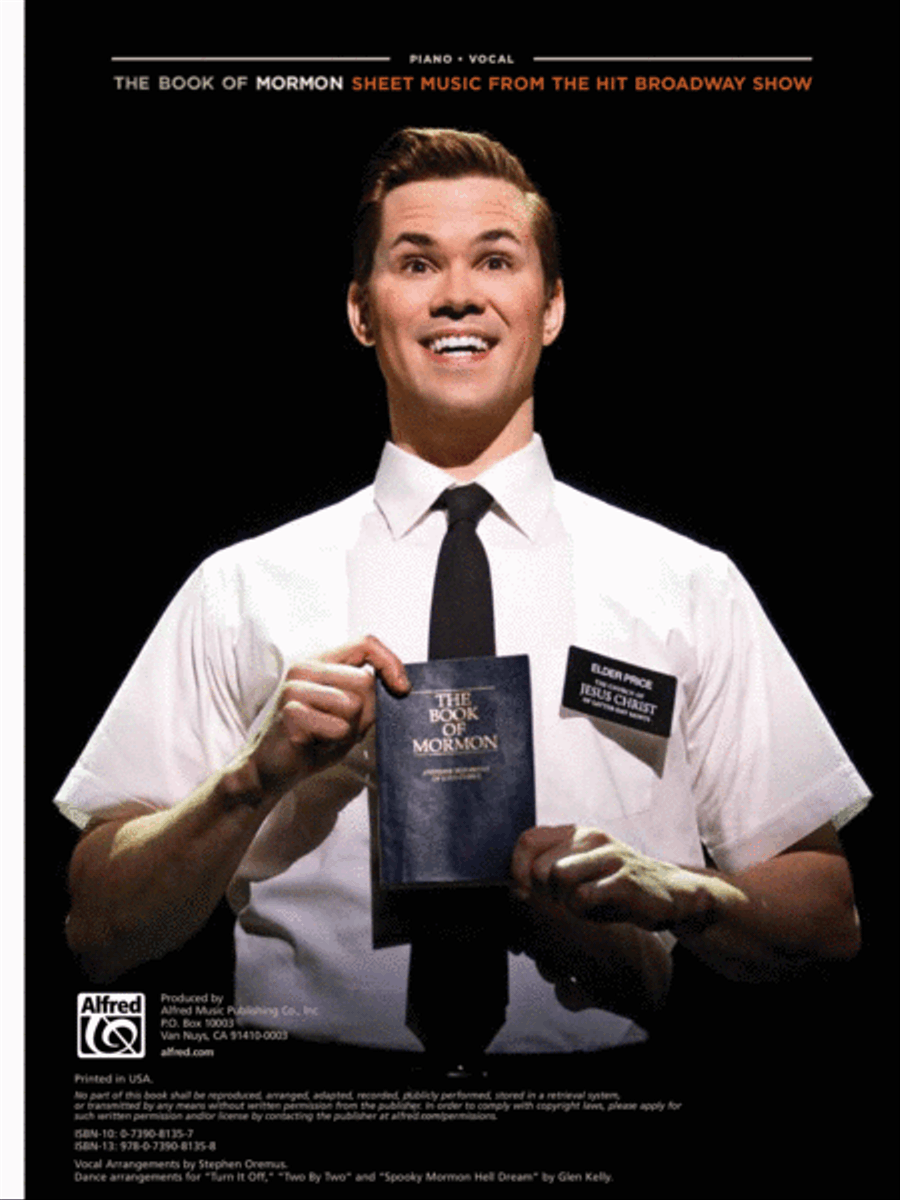 The Book of Mormon -- Sheet Music from the Broadway Musical Piano, Vocal, Guitar scores gallery preview page 2