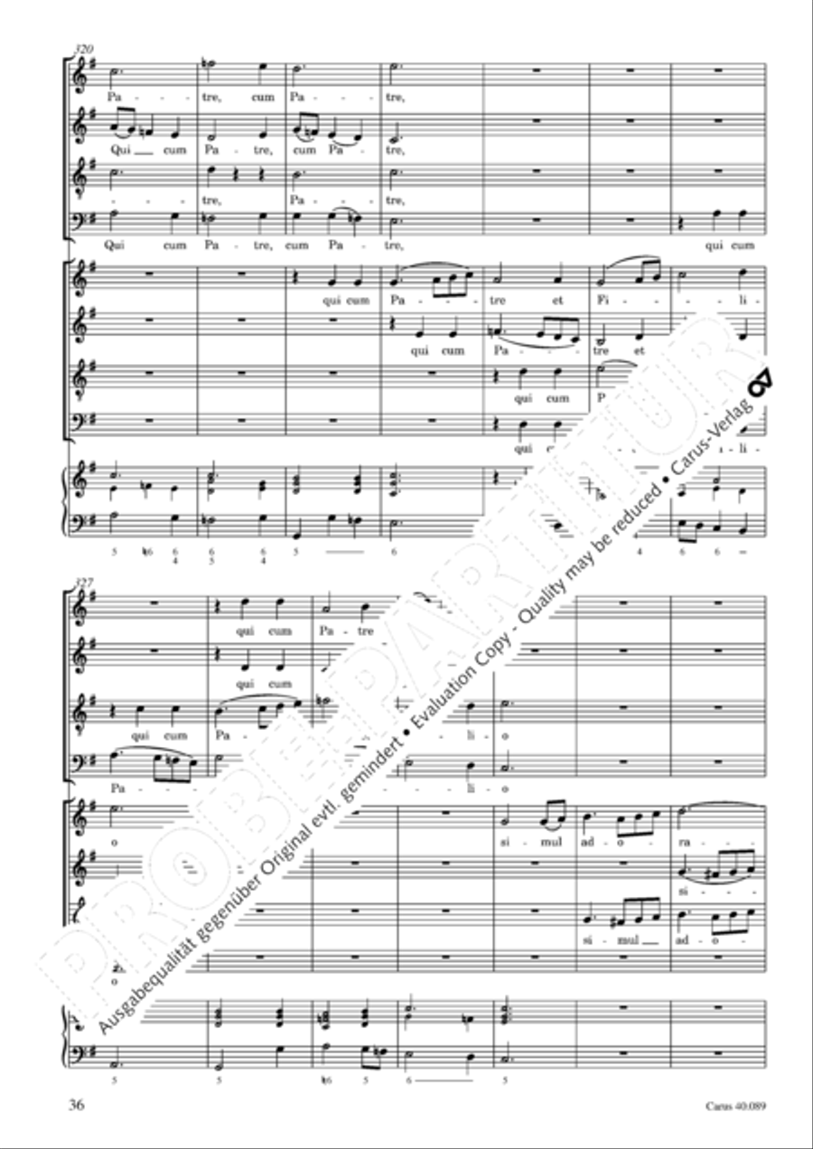 Credo a 8 voci 4-Part scores gallery preview page 37
