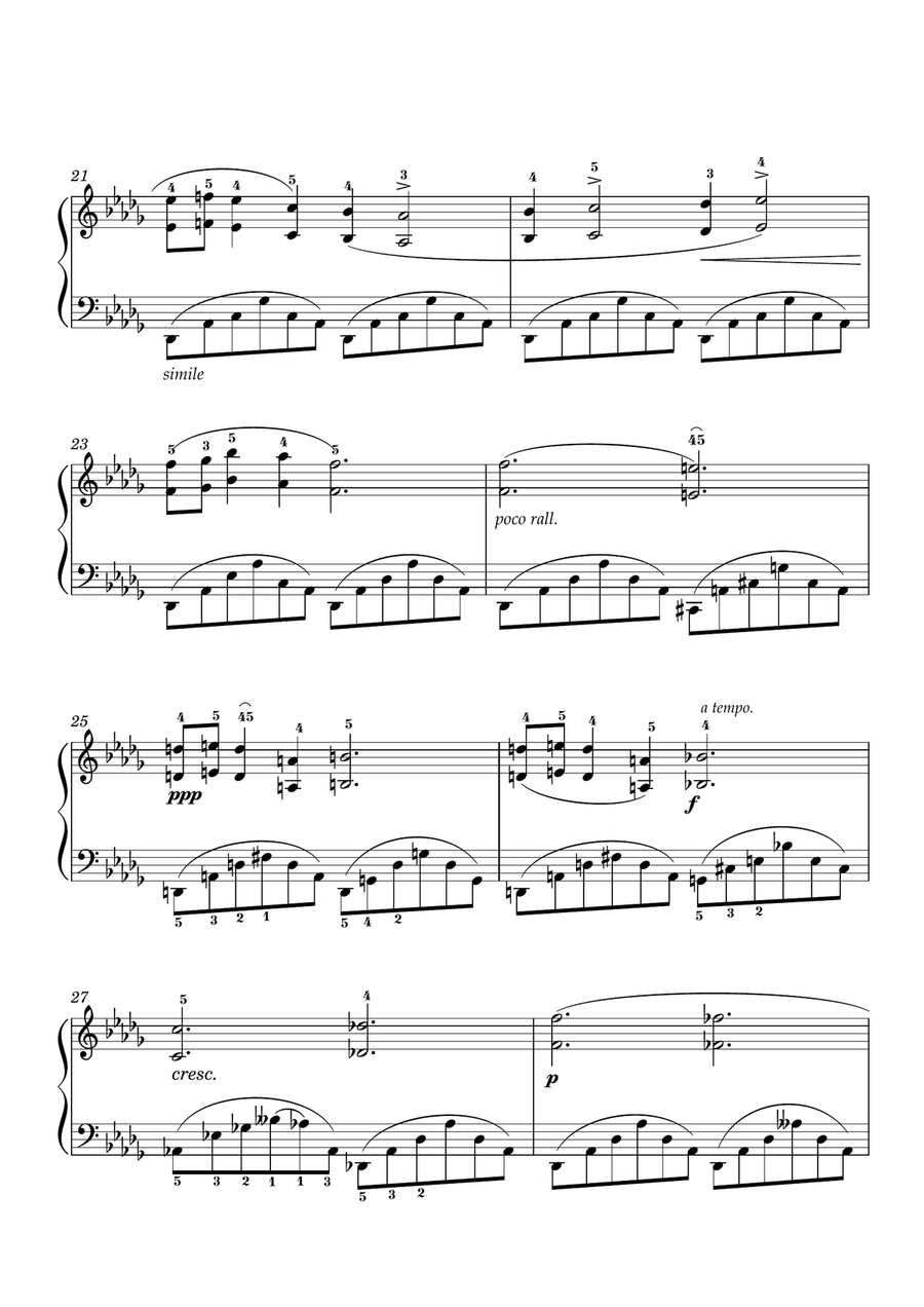 Nocturne Op. 9, Nº 1. Piano Method scores gallery preview page 6