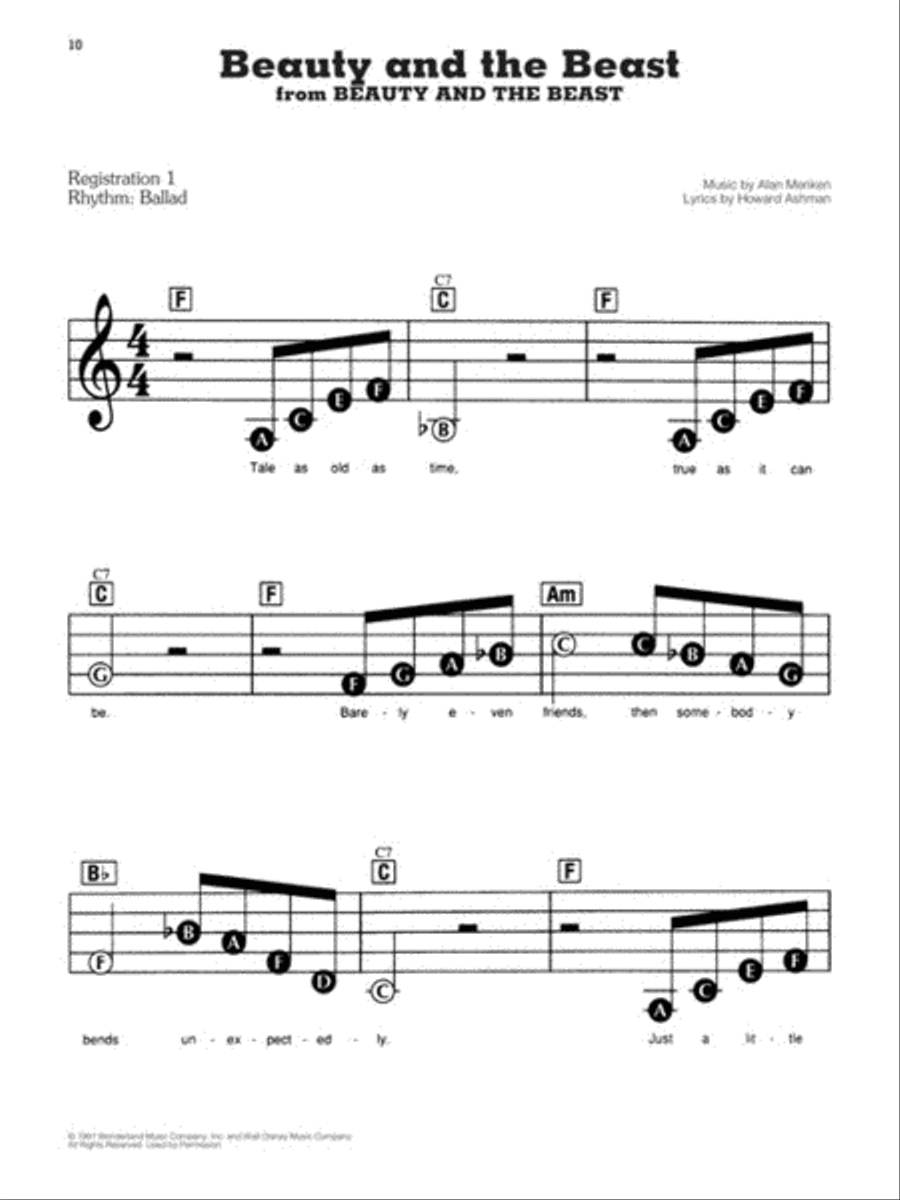 Contemporary Disney - 5th Edition Electronic Keyboard scores gallery preview page 5