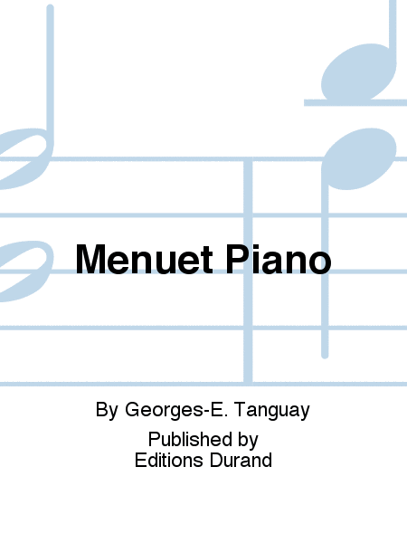 Menuet Piano