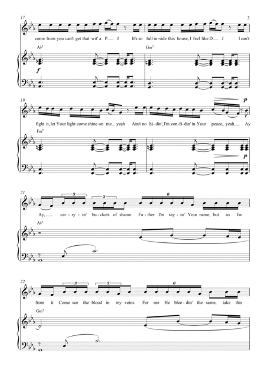 Altar Piano, Vocal, Guitar scores gallery preview page 3
