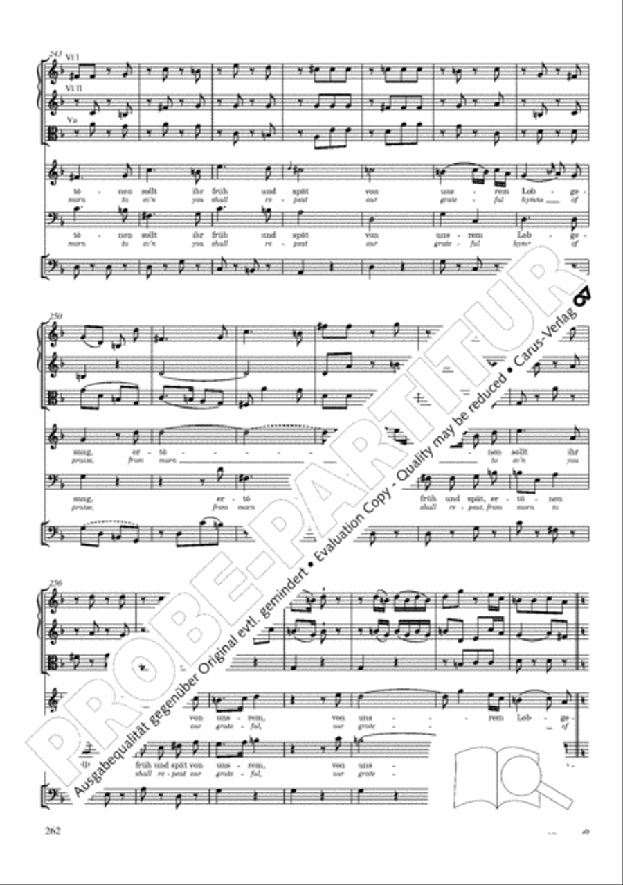 The Creation (Die Schopfung) 4-Part scores gallery preview page 282