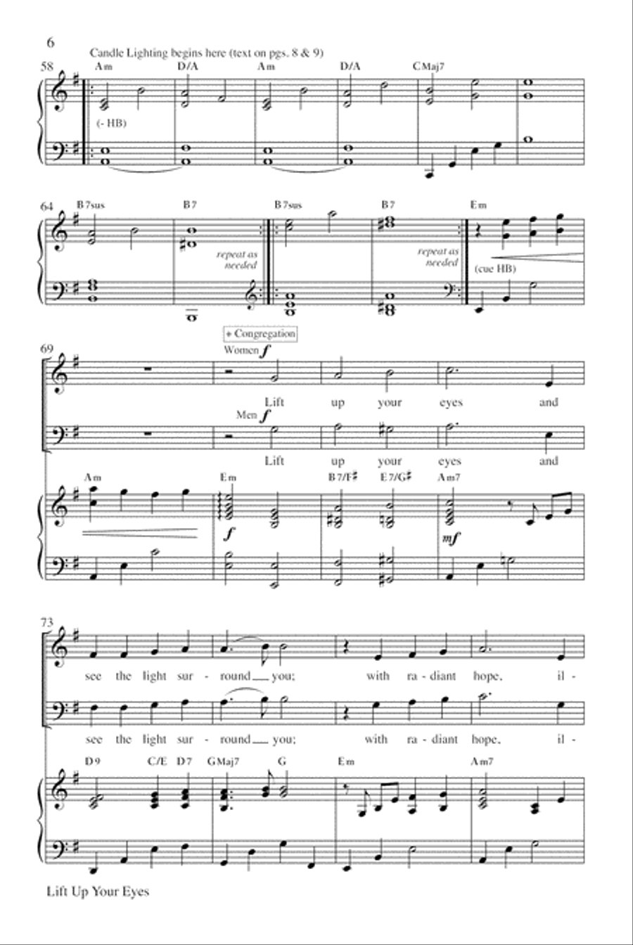 Lift Up Your Eyes Lift Up Your Eyes 2-Part scores gallery preview page 7