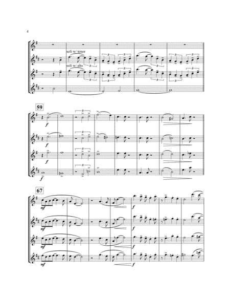 AVALON for SATB Saxophone Quartet image number null