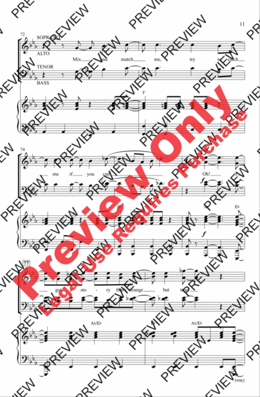 Live in Living Color Live in Living Color 4-Part scores gallery preview page 11