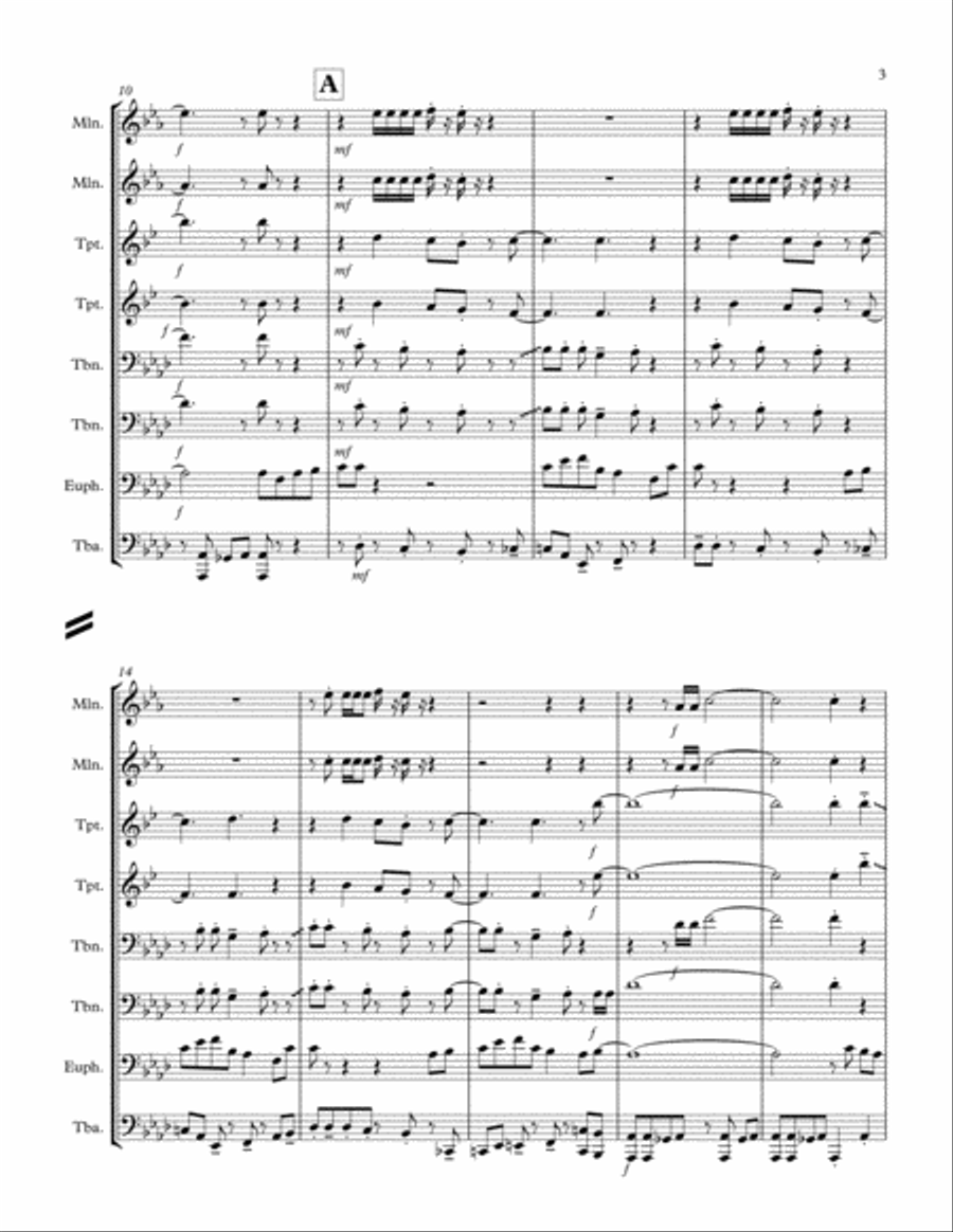 September Brass Ensemble scores gallery preview page 3