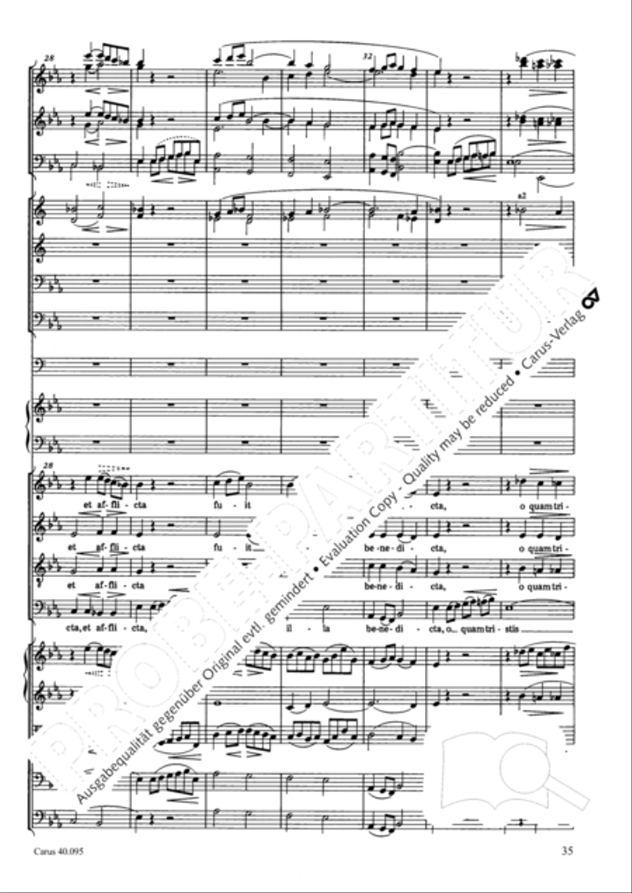 The Seven Words (Die Sieben Worte) 4-Part scores gallery preview page 50