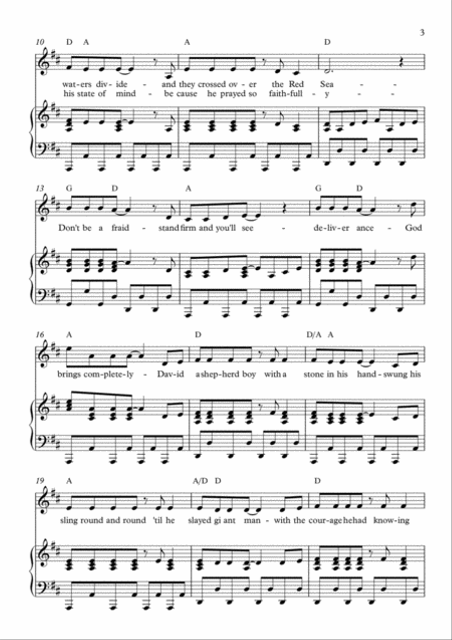 Never Afraid Never Afraid Voice scores gallery preview page 3