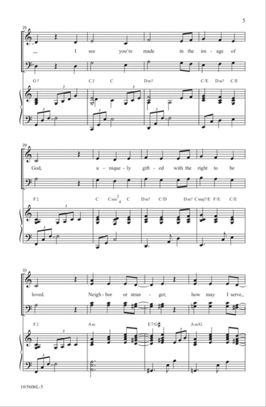 What Love Demands 4-Part scores gallery preview page 5