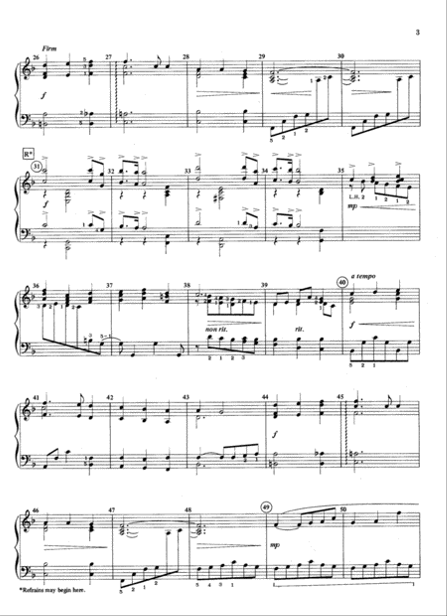 Bob Walters Sacred Piano Solos Piano Solo scores gallery preview page 3