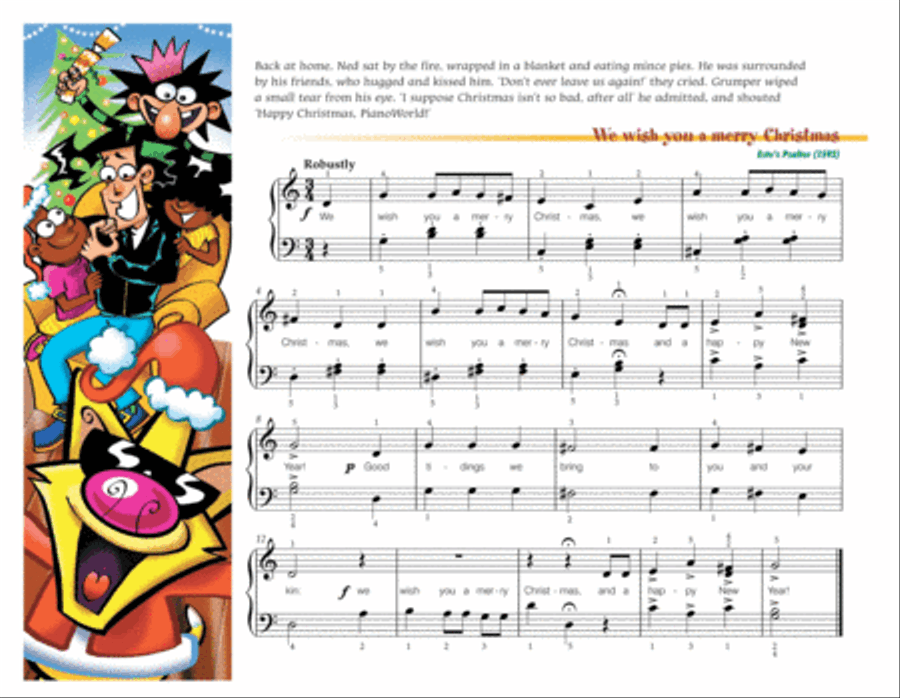 PianoWorld -- A Christmas Story Piano Method scores gallery preview page 5