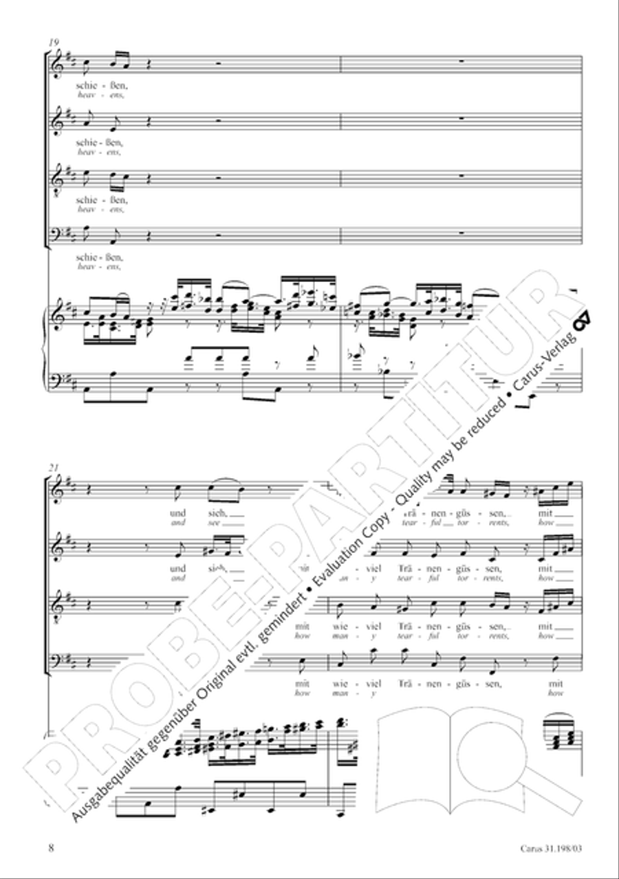 Let, Princess, let but one more ray (Lass, Furstin, lass noch einen Strahl) 4-Part scores gallery preview page 9
