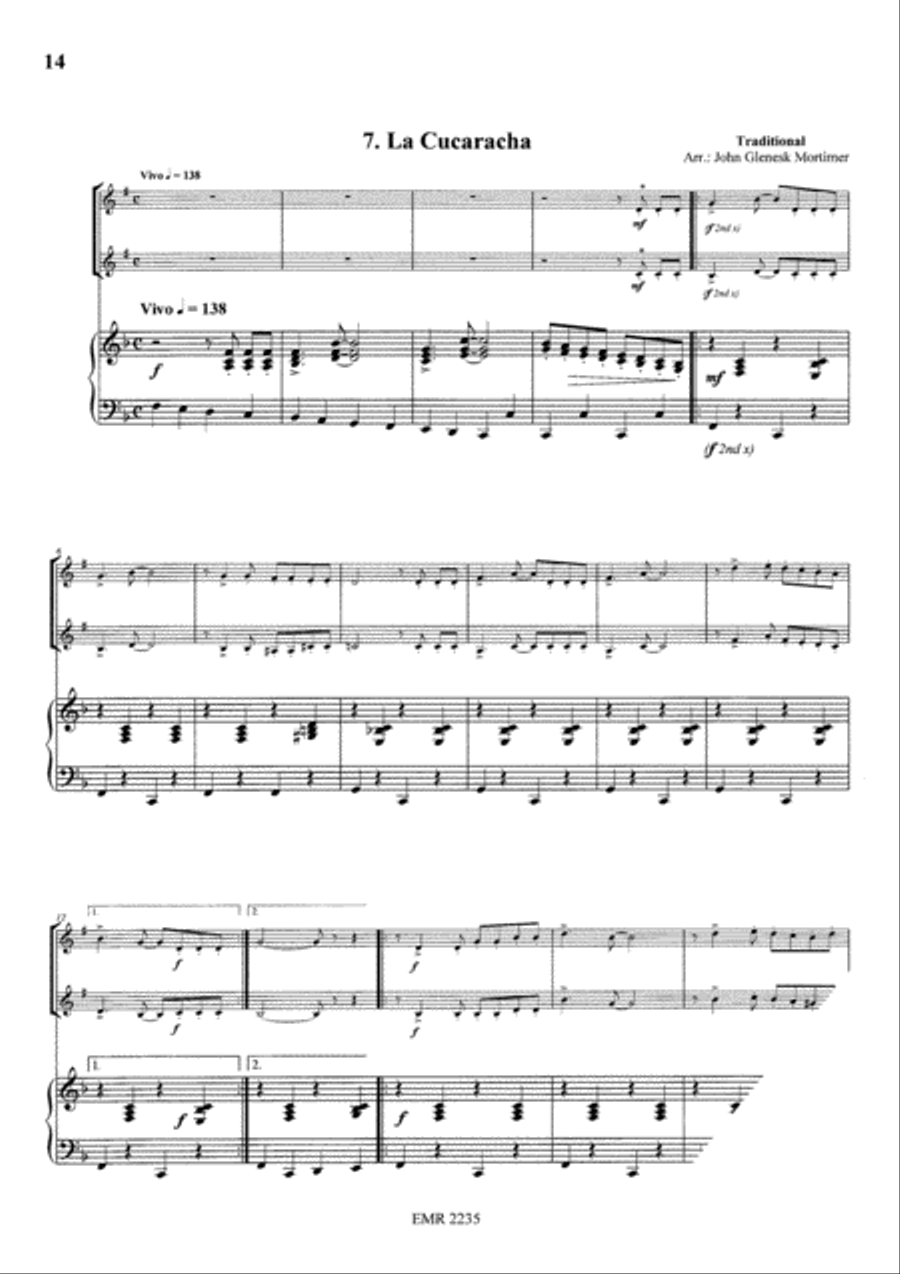 Duos Vol. 2 Clarinet Duet scores gallery preview page 9