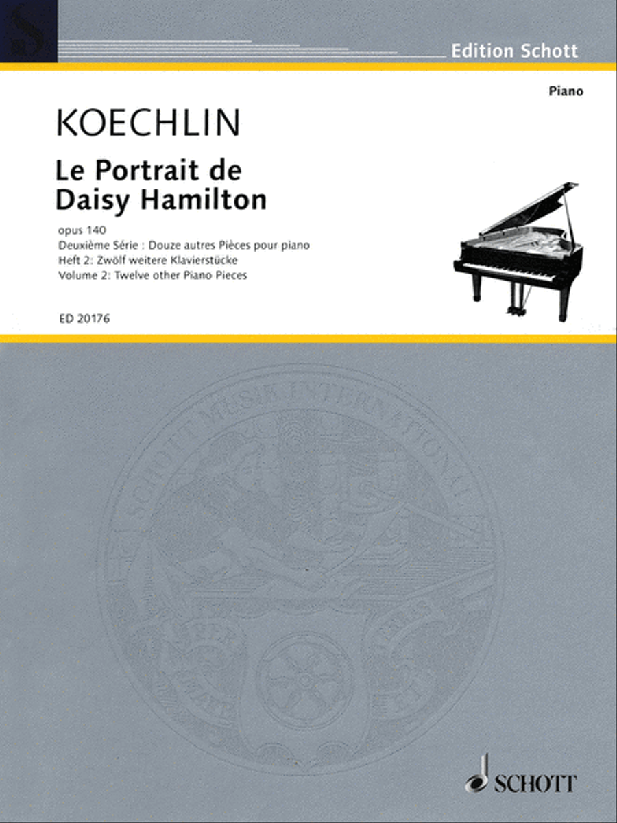 Le Portrait de Daisy Hamilton Piano Solo scores gallery preview page 1