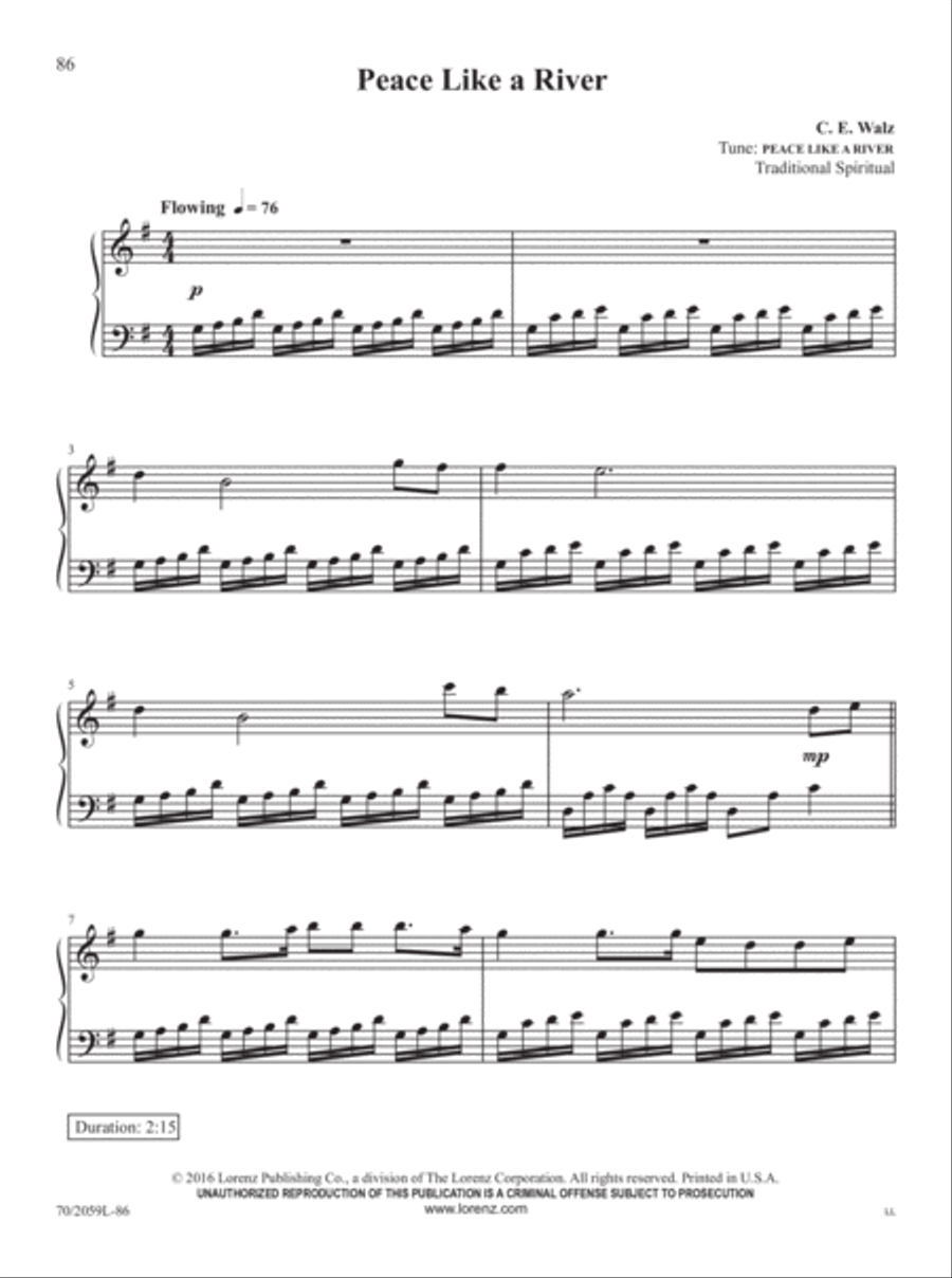 The Church Pianist's Library, Vol. 21 Piano Solo scores gallery preview page 50
