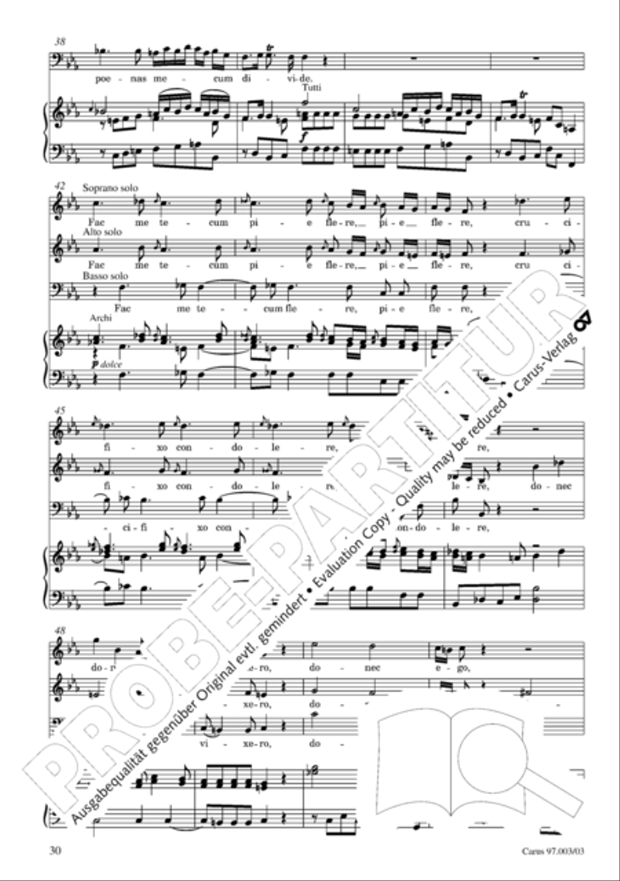 Stabat mater Stabat mater 4-Part scores gallery preview page 31