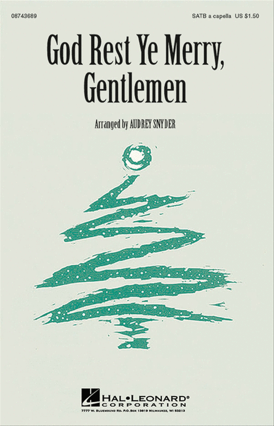 God Rest Ye Merry, Gentlemen 4-Part scores gallery preview page 1