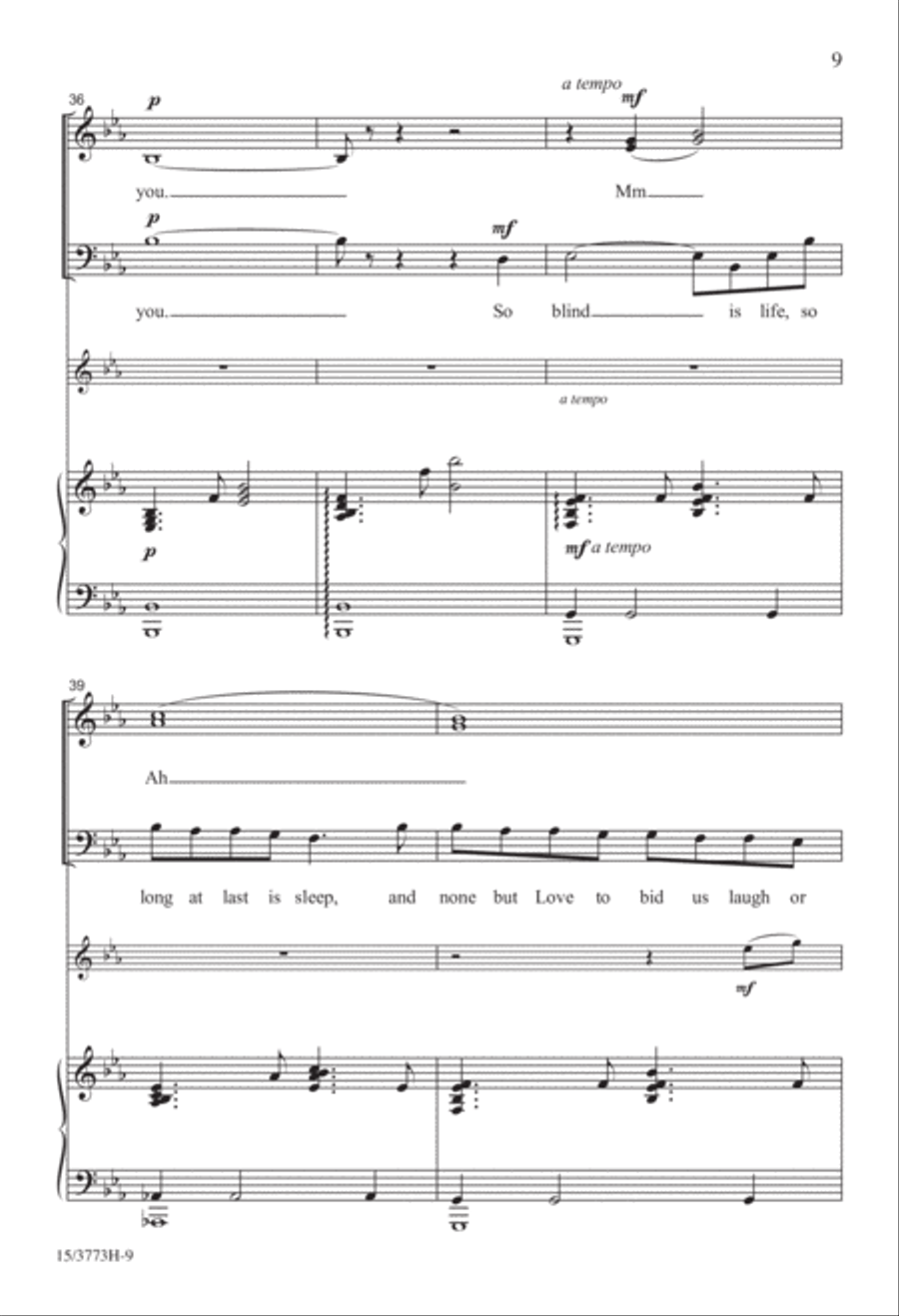 And None but Love And None but Love 4-Part scores gallery preview page 9