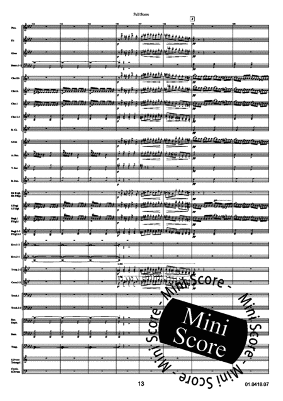 Norma Ouverture Concert Band scores gallery preview page 19