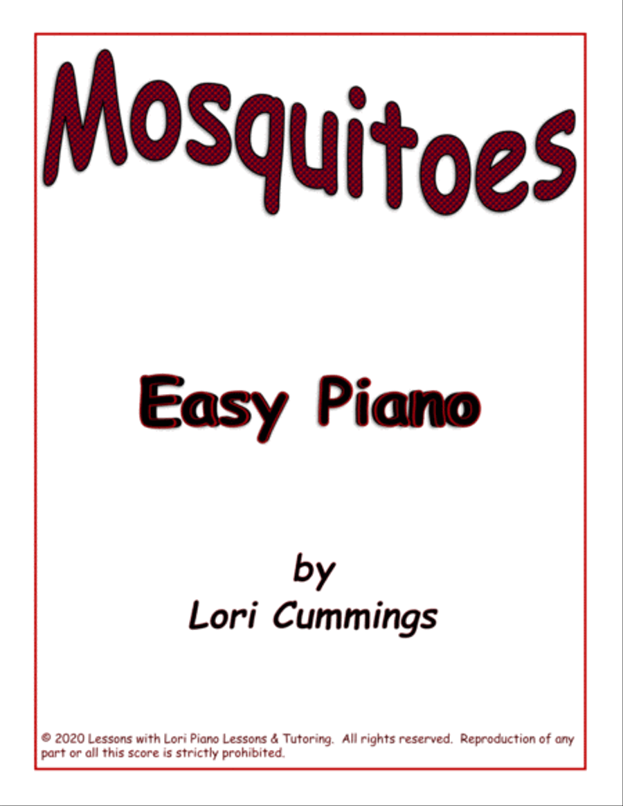 Mosquitoes Piano Method scores gallery preview page 1