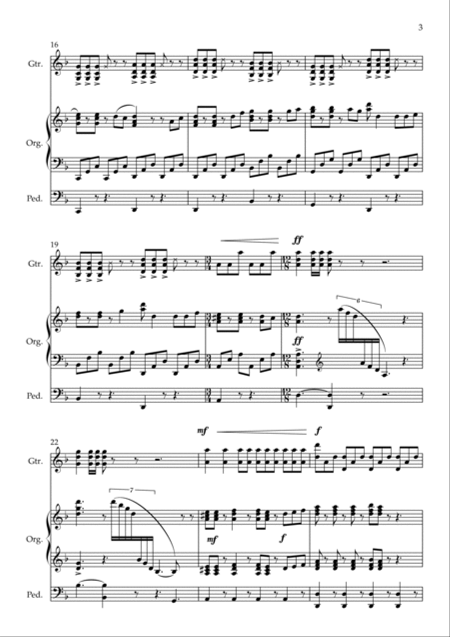 Pirates Of The Caribbean Pirates Of The Caribbean Organ Solo scores gallery preview page 3