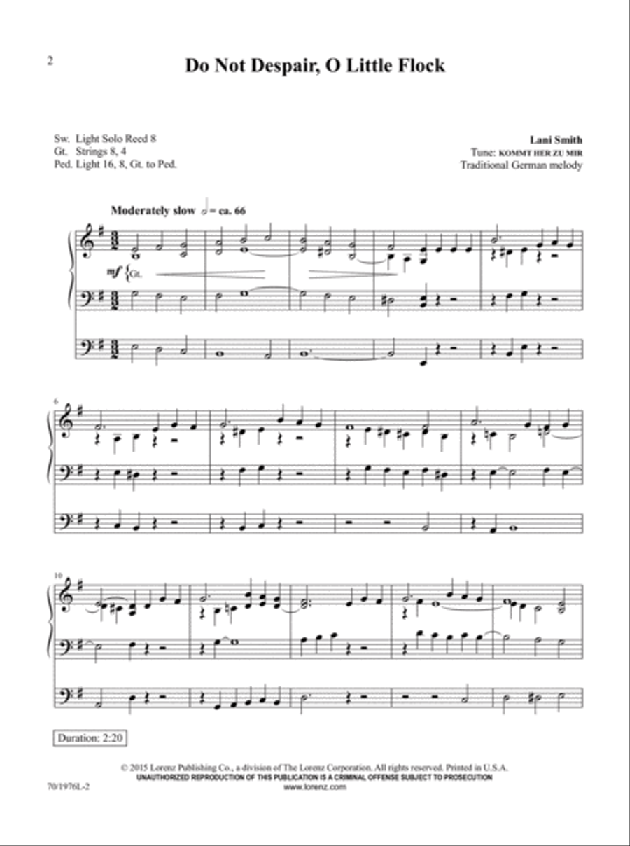 The Organist's Library, Vol. 60 Organ Solo scores gallery preview page 3
