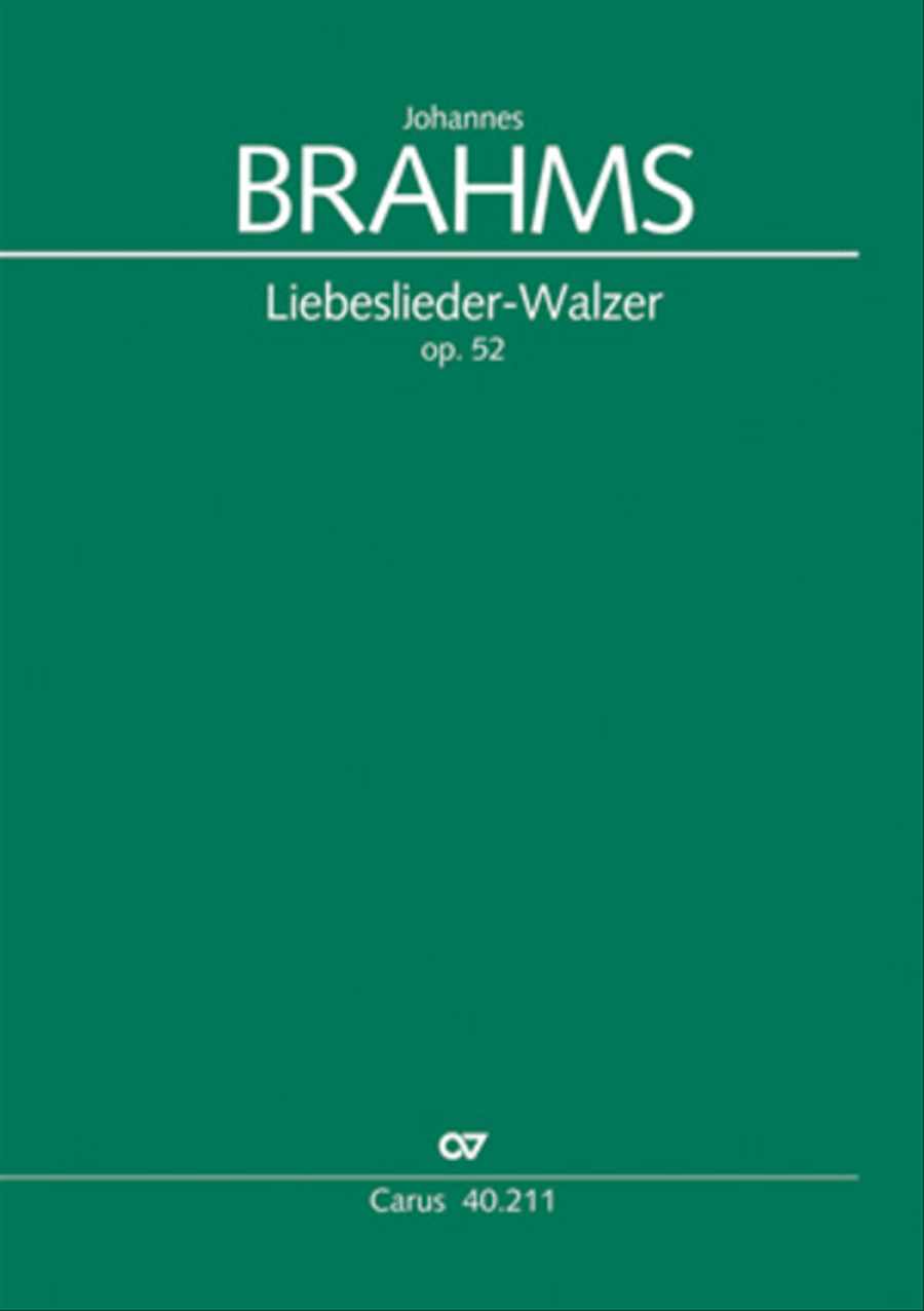 Liebeslieder-Walzer, Op. 52 Choir scores gallery preview page 1